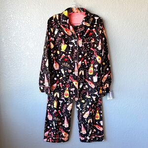 NWT WOW! Nick & Nora Pajama Set Celebration Champagne